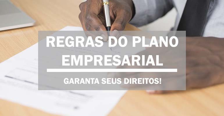 REGRAS DO PLANO EMPRESARIAL CAPA